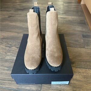 Freda Salvador Brooke Boots. Size 8.5. Brown Suede. Excellent Condition